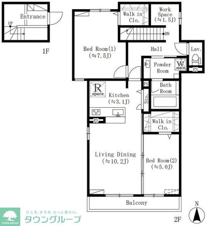 ParkBear四谷三丁目の物件間取画像